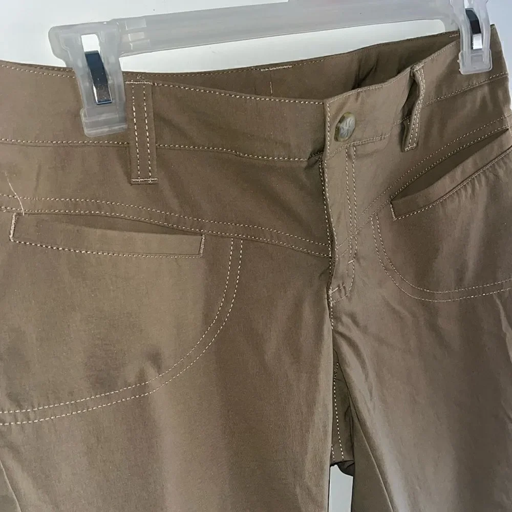 EXCELLENT CONDITION WOMEN’S SIZE 2 ATHLETA LOW RISE DIPPER CARGO BOOTCUT PANTS